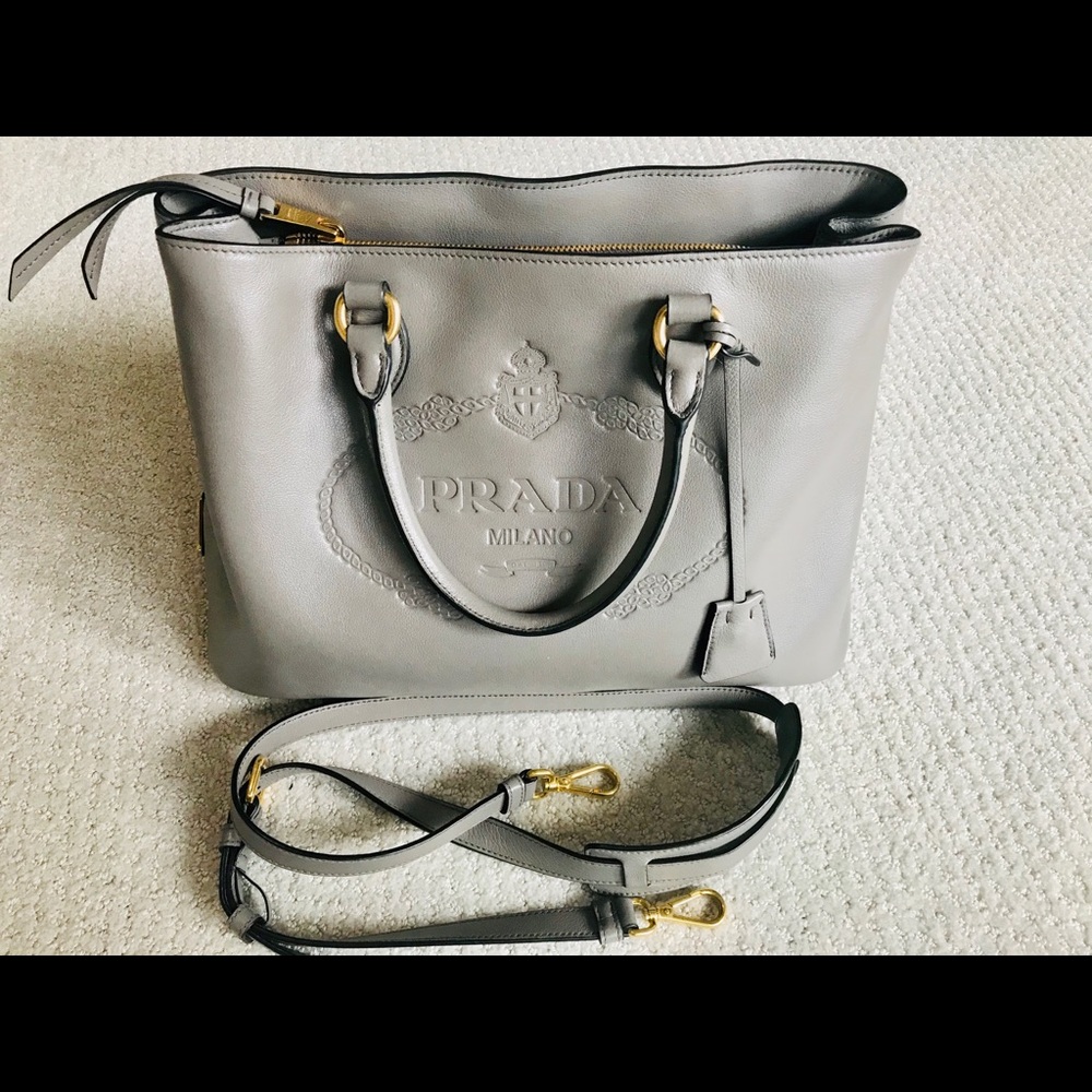 Prada calfskin satchel